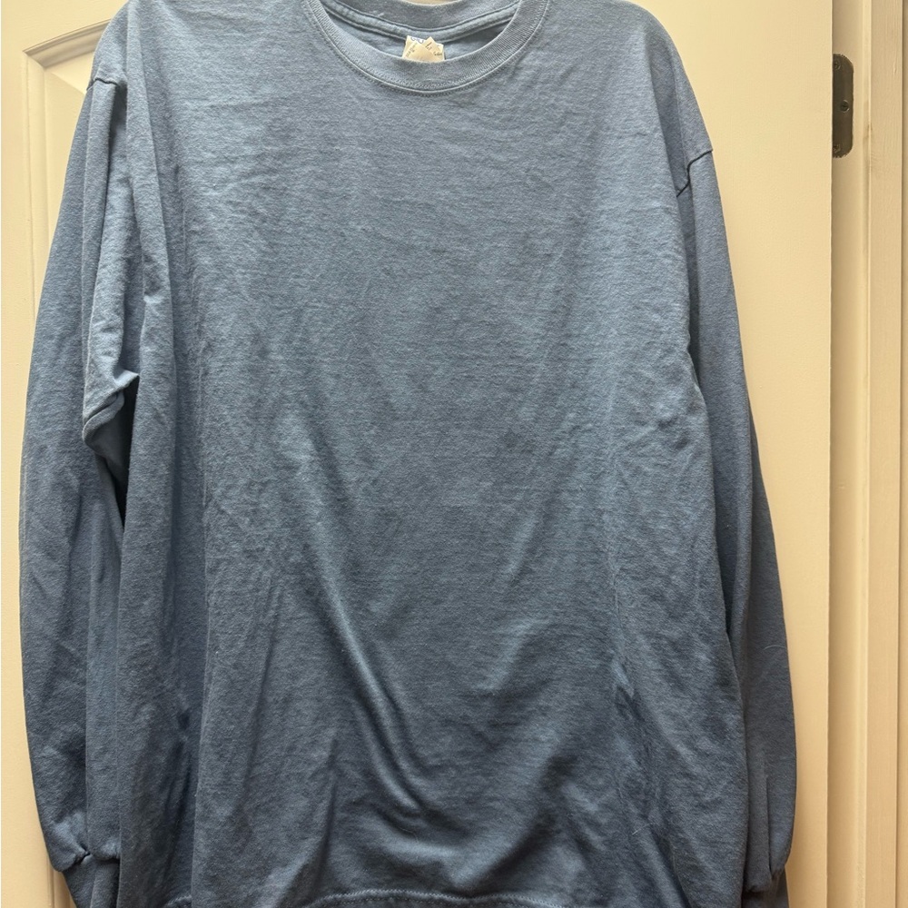 Gildan Light Blue Crewneck Top